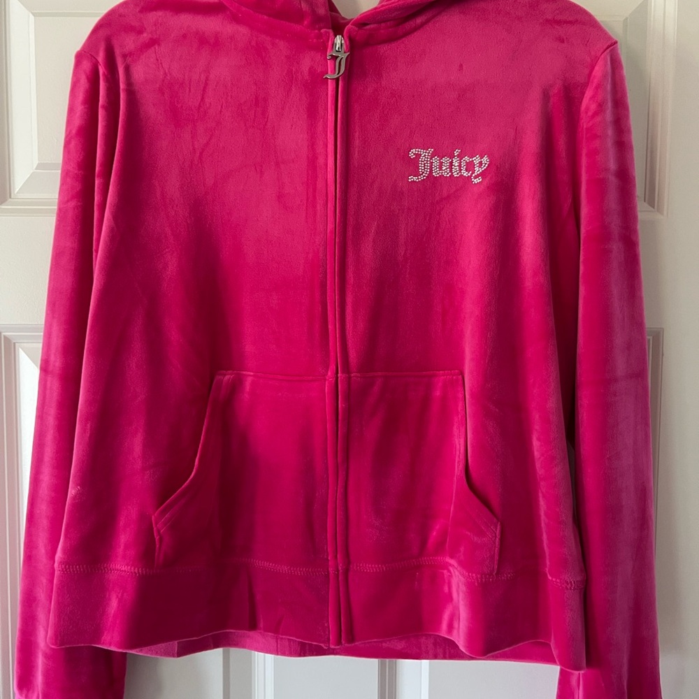 Juicy Couture Fuchsia Velour Jacket & Pants